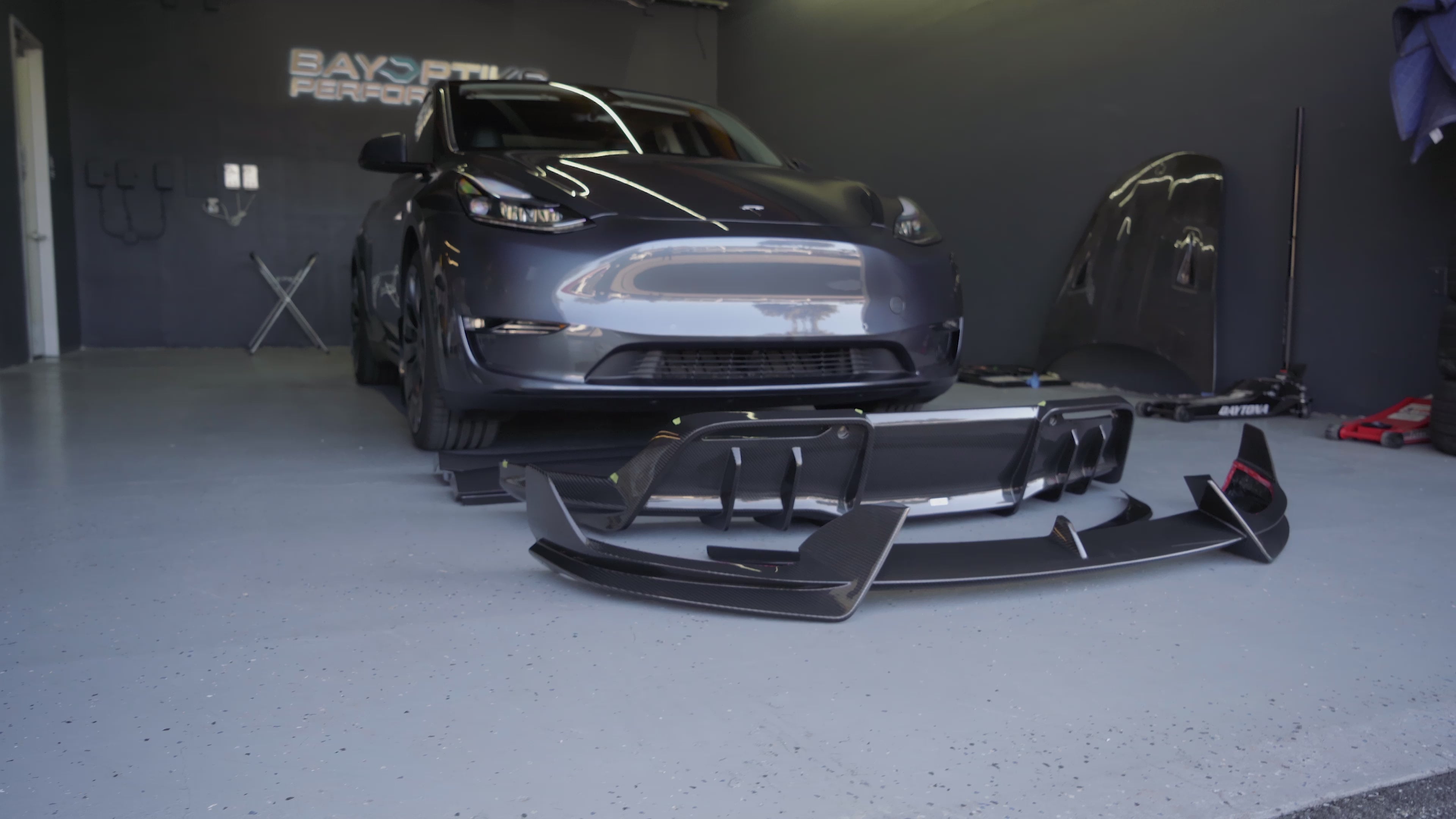 Adro Tesla Model Y Premium Prepeg Carbon Fiber Side Skirt